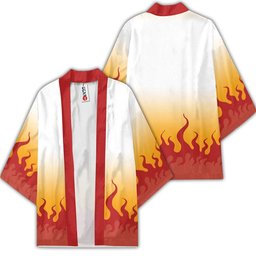 Rengoku Kimono Uniform Anime Demon Slayer Merch Clothes - Gear Otaku