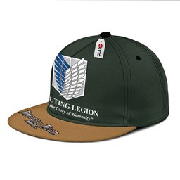 AOT Scout Regiment Snapback Hat Custom Attack On Titan Anime Hat-Gear Otaku