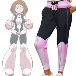 Uravity Ochako Uraraka Joggers My Hero Academia Anime Sweatpants - Gear Otaku