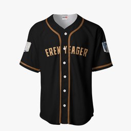 Eren Yeager Jersey Shirt Custom Attack On Titan Anime Merch Clothes VA240122402-2-Gear-Otaku