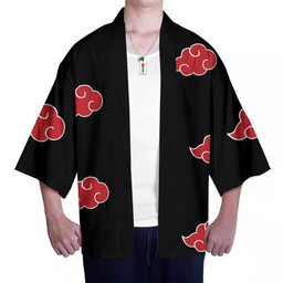 Akatsuki Kimono Custom Hidden Villages Anime Naruto Merch Clothes-3-Gear-Otaku