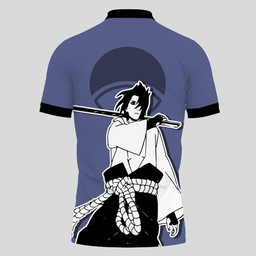 Sasuke Uchiha Polo Shirts Custom Manga Anime Merch Clothes Gift Ideas for Otaku TT28042240103-3-Gear-Otaku