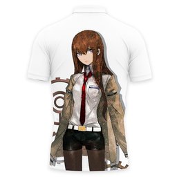 Kurisu Makise Polo Shirts Steins Gate Custom Anime Merch Clothes For Otaku VA120522502-3-Gear-Otaku