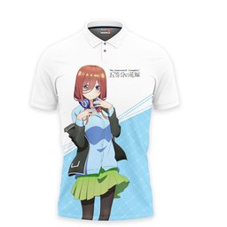 Miku Nakano Polo Shirts The Quintessential Quintuplets Custom Anime Merch Clothes VA180522201-2-Gear-Otaku
