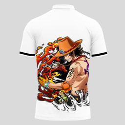 Portgas D Ace Polo Shirt Custom Anime One Piece Merch Clothes for Otaku TT28042210113-3-Gear-Otaku