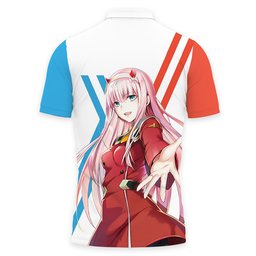 Zero Two Code 002 Polo Shirts Darling In The Franxx Custom Anime Merch Clothes VA200622101-3-Gear-Otaku