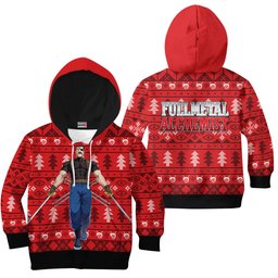 Fullmetal Alchemist King Bradley Custom Anime Kids Ugly Christmas Sweater Gear Otaku