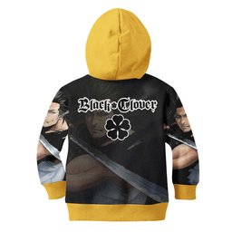 Black Clover Yami Sukehiro Kids Hoodie Custom Anime Merch Clothes Gear Otaku