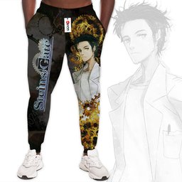 Steins Gate Rintarou Okabe Custom Anime Sweatpants HA0711 Gear Otaku
