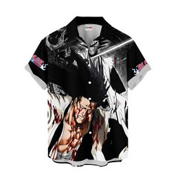 Kenpachi Zaraki Hawaiian Shirts Custom BL Anime Clothes NTT0302 NTT030223502A-2-Gear-Otaku