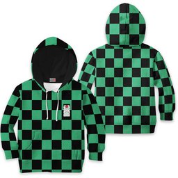 Tanjiro Kids Hoodie Custom Kimetsu Anime Costume PT2811 Gear Otaku