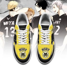 Haikyuu MSBY Black Jackals Air Force Sneakers Uniform Haikyuu Anime Shoes - 2 - GearOtaku