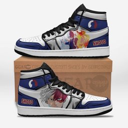 Shoto Todoroki J1 Shoes MHA Custom Anime ShoesGear Otaku