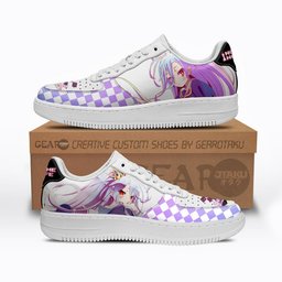 No Game No Life Shiro Air Shoes Custom Anime ShoesGear Otaku