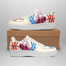 Darling In The Franxx Shoes Code 002 Zero Two Air Force Sneakers Anime Shoes - 1 - GearOtaku