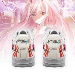 Darling In The Franxx Shoes Code 002 Zero Two Air Force Sneakers Anime Shoes - 3 - GearOtaku