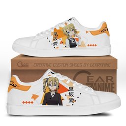 Kaguya-sama Love Is War Ai Hayasaka Skate Sneakers Custom Anime Shoes - 1 - GearOtaku