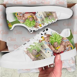 Dragon Ball Broly Skate Sneakers Custom Anime Shoes - 2 - GearOtaku