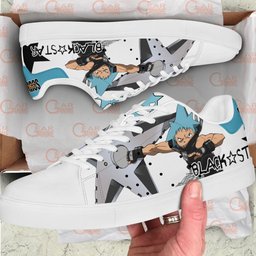 Black _ Star Skate Sneakers Custom Soul Eater Anime Shoes - 2 - GearOtaku