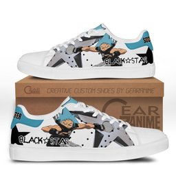 Black _ Star Skate Sneakers Custom Soul Eater Anime Shoes - 1 - GearOtaku