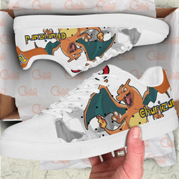 Pokemon Charizard Skate Sneakers Custom Anime Shoes - 2 - GearOtaku