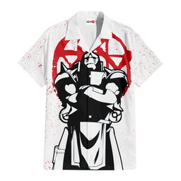Alphonse Elric Hawaiian Shirts Custom Merch Clothes NTT3005 NTT300523202A-2-Gear-Otaku