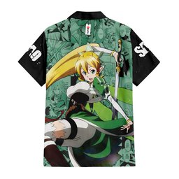 Leafa Hawaiian Shirts Manga Custom Merch Clothes NTT3005 NTT300523406A-3-Gear-Otaku