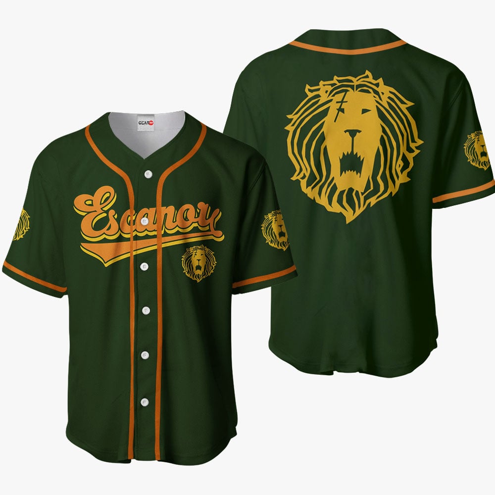 Escanor Lion's Sin of Pride Jersey Shirt Custom Merch Clothes VA2505 Gear Otaku