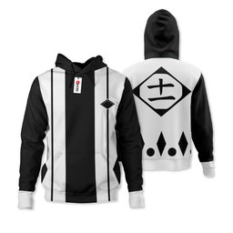 Eleventh Division Hoodie Shirts Gotei 13 Uniform Custom Clothes VA0707 Gear Otaku