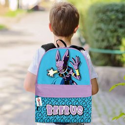 Beerus Backpack Personalized Bag Custom NTT1707 Gear Otaku