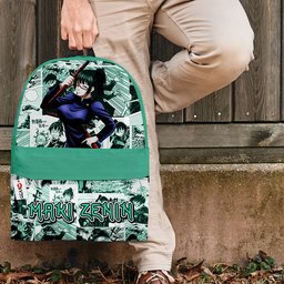 Maki Zenin Backpack Personalized Manga Bag Custom NTT1707 Gear Otaku