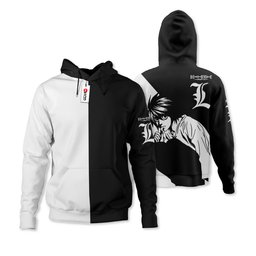L Lawliet Hoodie Shirts Custom Clothes Gear Otaku