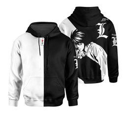L Lawliet Hoodie Shirts Custom Clothes Gear Otaku