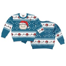 Snorlax Kids Ugly Sweater Christmas Kids Hoodie VA0108 Gear Otaku