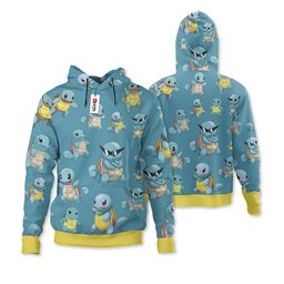 Squirtle Hoodie Shirts Custom Clothes Pattern Style Gear Otaku