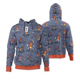 Garchomp Hoodie Shirts Custom Clothes Pattern Style Gear Otaku