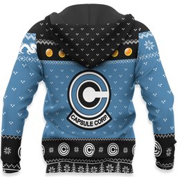 Capsule Corp Ugly Sweater Christmas Hoodie Shirts Gear Otaku
