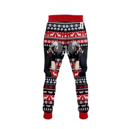 Ken Kaneki Christmas Ugly Sweatpants Custom Xmas Joggers Gear Otaku