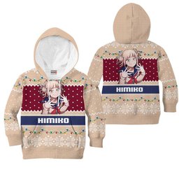 Himiko Toga Kids Christmas Ugly Sweater Xmas Hoodie Gear Otaku