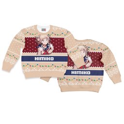 Himiko Toga Kids Christmas Ugly Sweater Xmas Hoodie Gear Otaku