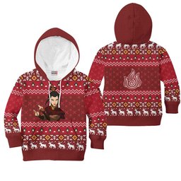 Azula Kids Christmas Ugly Sweater Xmas Hoodie Gear Otaku