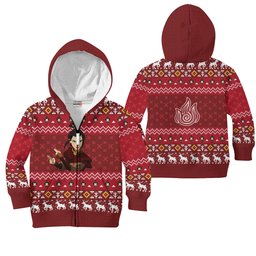Azula Kids Christmas Ugly Sweater Xmas Hoodie Gear Otaku
