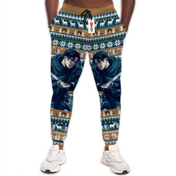 Levi Ackerman Christmas Ugly Sweatpants Custom Xmas Joggers Gear Otaku