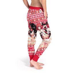 Kotori Itsuka Christmas Ugly Sweatpants Custom Xmas Joggers Gear Otaku