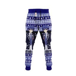 Shido Itsuka Christmas Ugly Sweatpants Custom Xmas Joggers Gear Otaku
