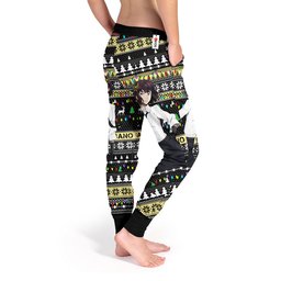 Akiko Yosano Christmas Ugly Sweatpants Custom Xmas Joggers Gear Otaku