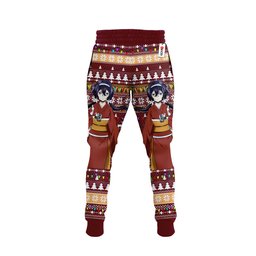 Kyoka Izumi Christmas Ugly Sweatpants Custom Xmas Joggers Gear Otaku