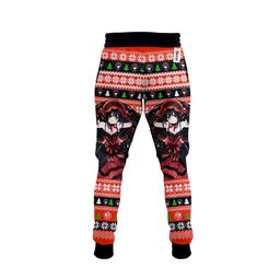 Kurumi Tokisaki Christmas Ugly Sweatpants Custom Xmas Joggers Gear Otaku