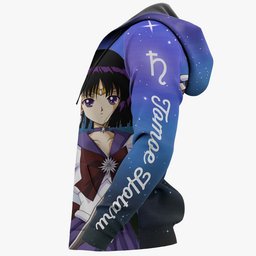 Sailor Saturn Hotaru Tomoe Hoodie Sailor Moon Anime Merch Clothes Gear Otaku