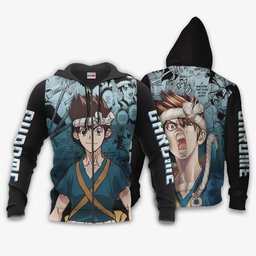 Dr Stone Chrome Hoodie Shirts Anime Jacket Gear Otaku